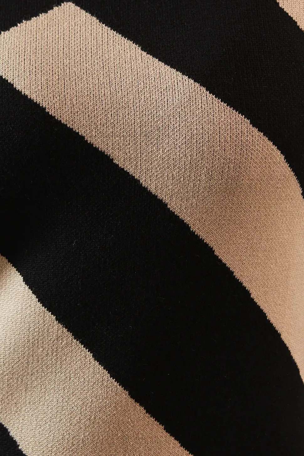 Diagonal Stripe Midi Dress