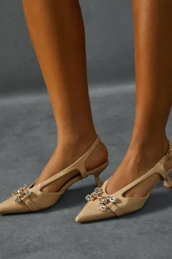 Diamante Buckle Pointed Heels