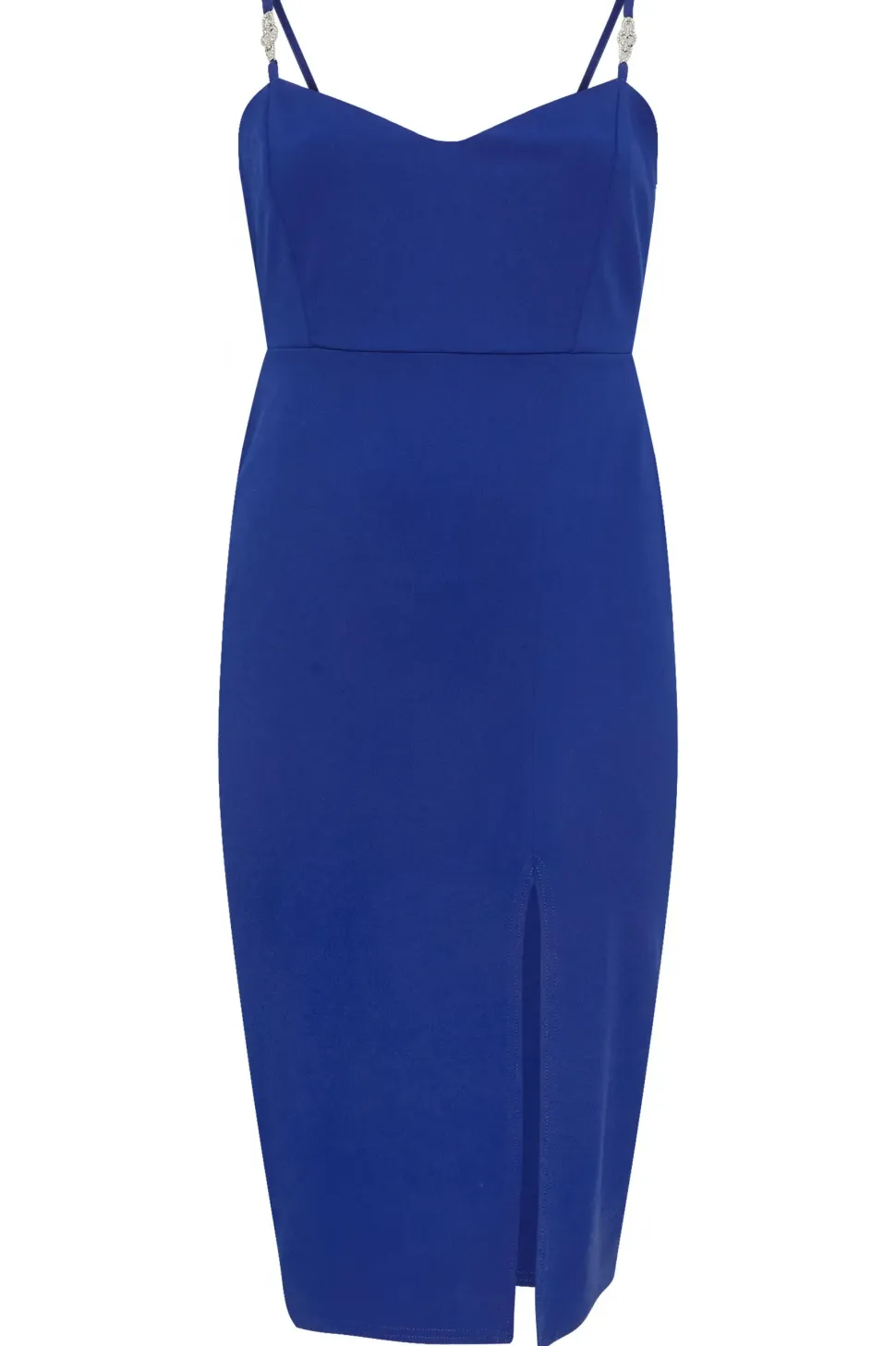 Diamante Strap Midi Dress