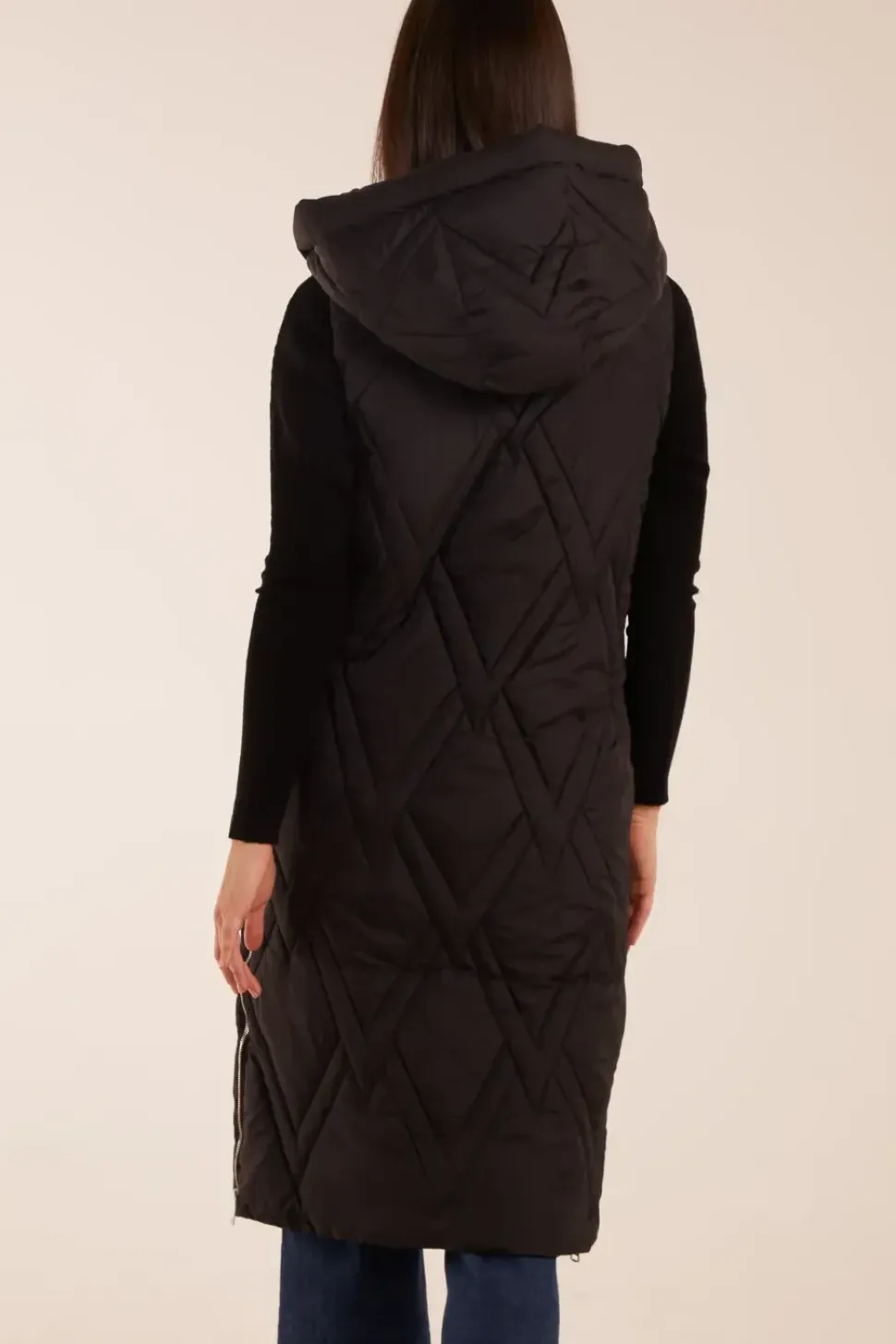 Diamond Detail Padded Gilet