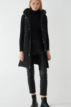 Diamond Quilted Longline Vest