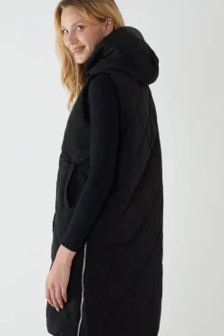 Diamond Quilted Longline Vest