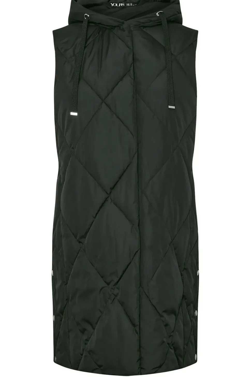 Diamond Quilted Midi Gilet