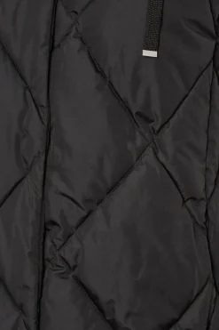 Diamond Quilted Midi Gilet