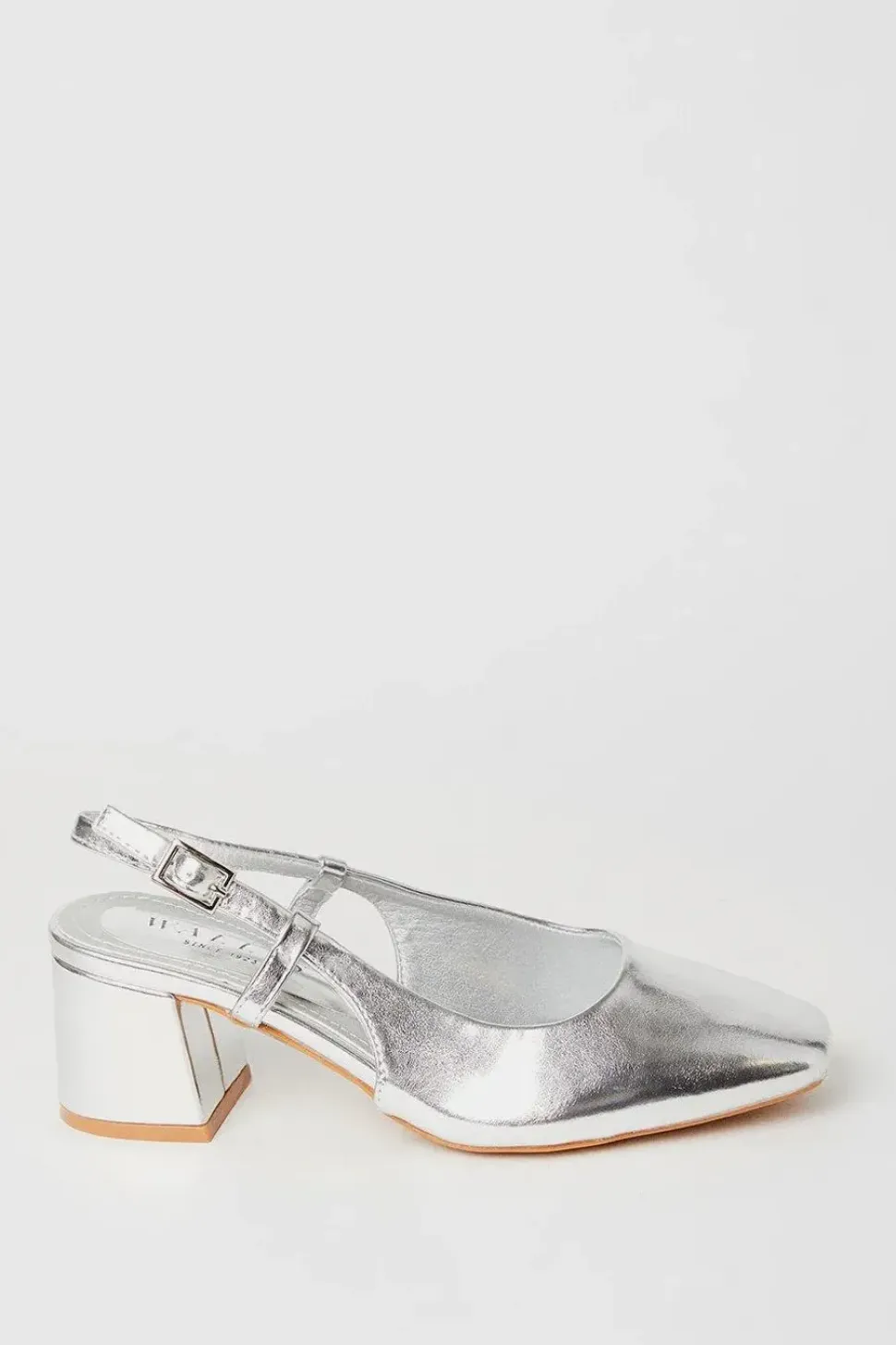 Dione Sling Back Medium Block Heel Court