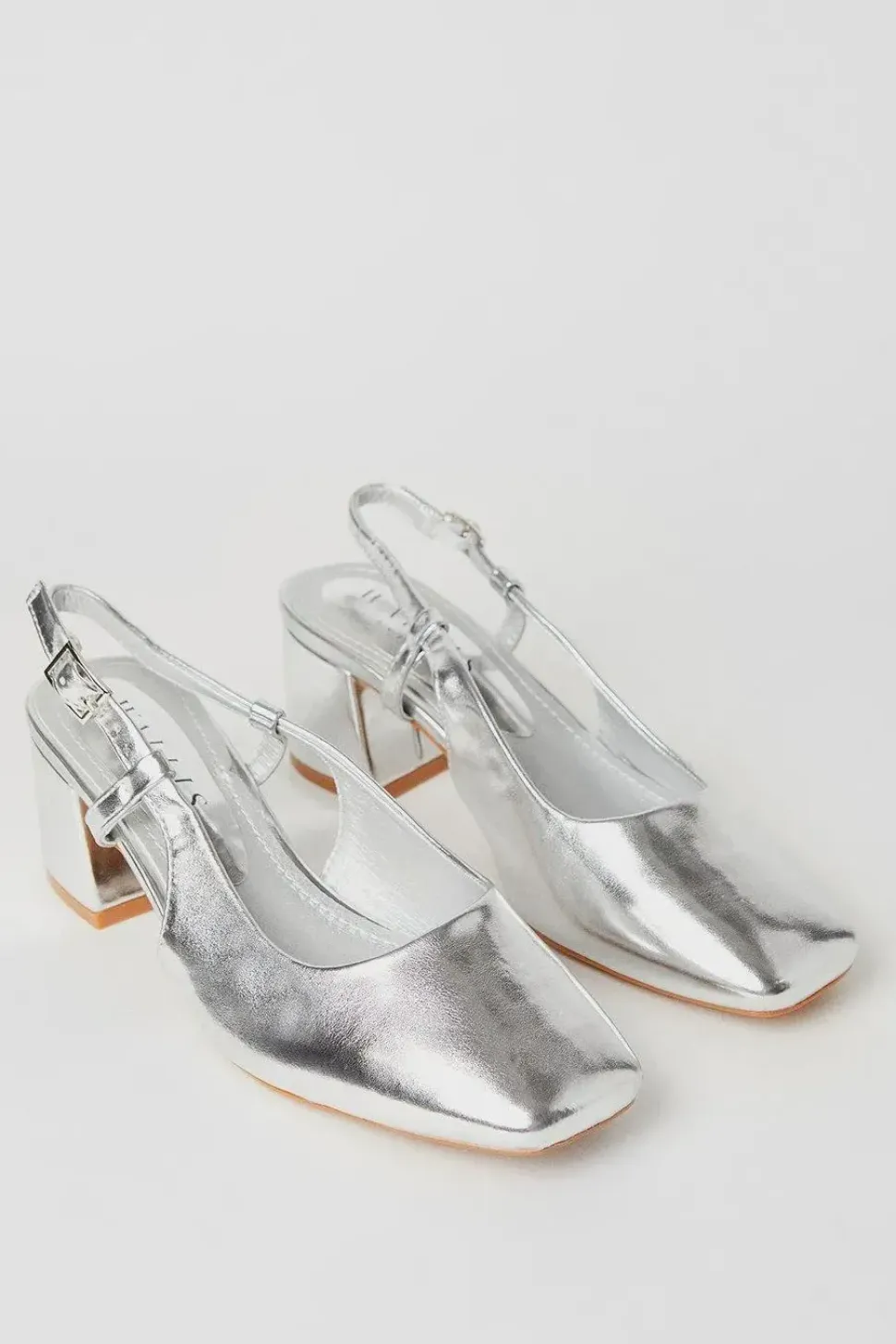 Dione Sling Back Medium Block Heel Court