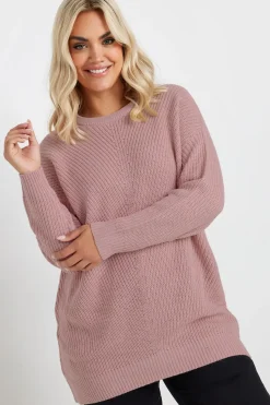 Dipped Hem Knitted Jumper