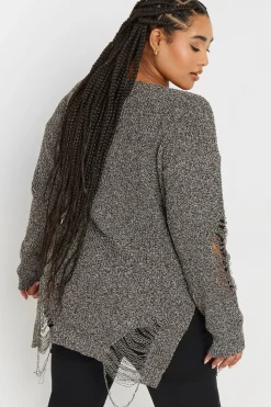Distressed Knitted Jumper