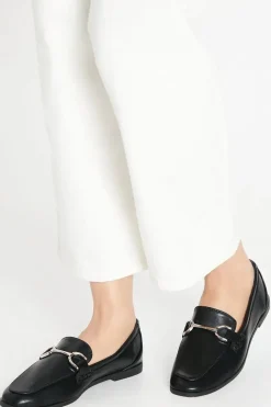 Dita Square Toe Snaffle Detail Loafers