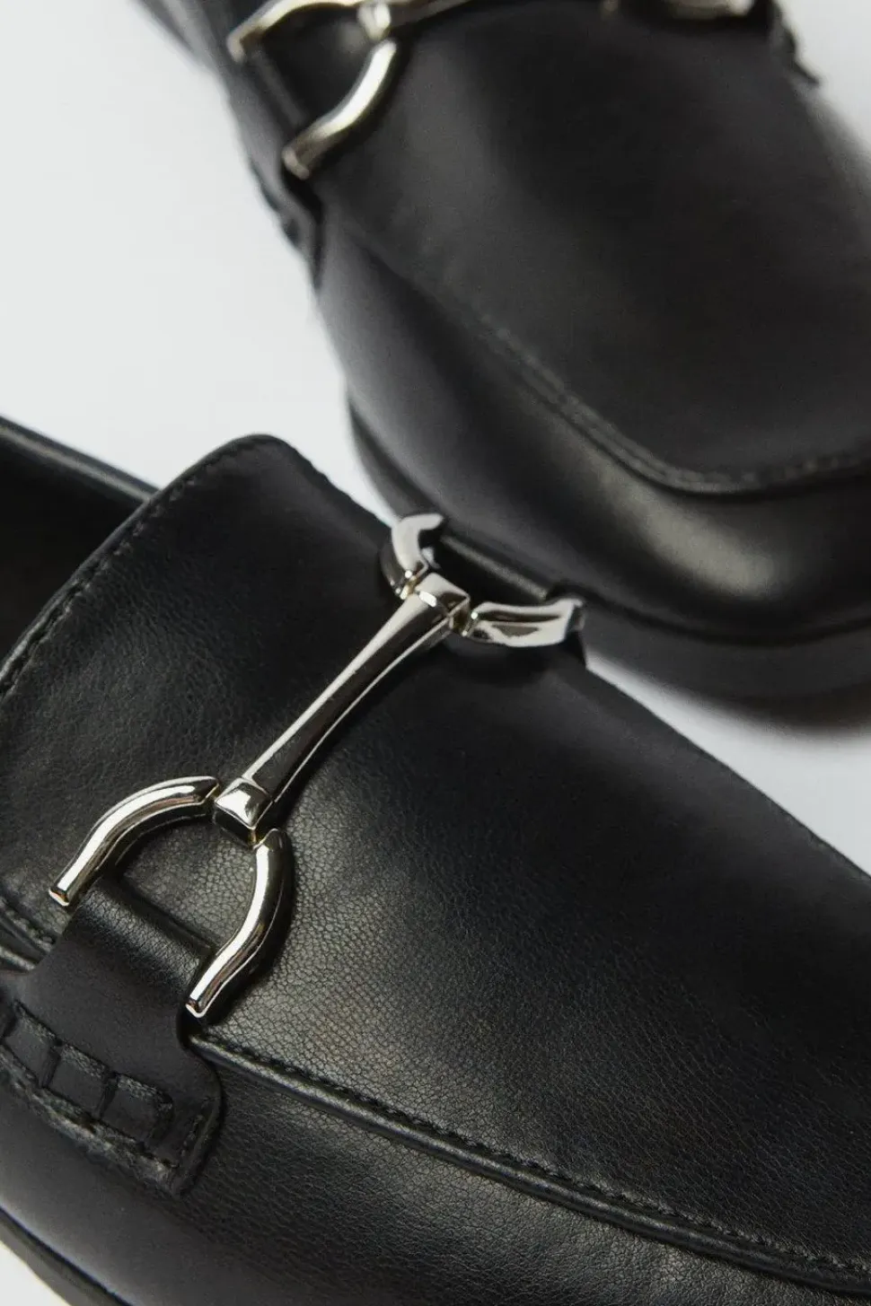 Dita Square Toe Snaffle Detail Loafers