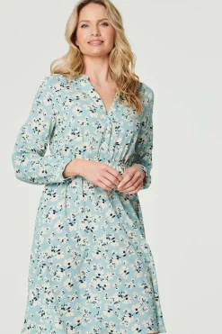 Ditsy Floral Knee Length Dress