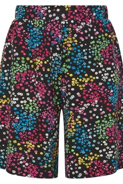 Ditsy Floral Print Jersey Shorts