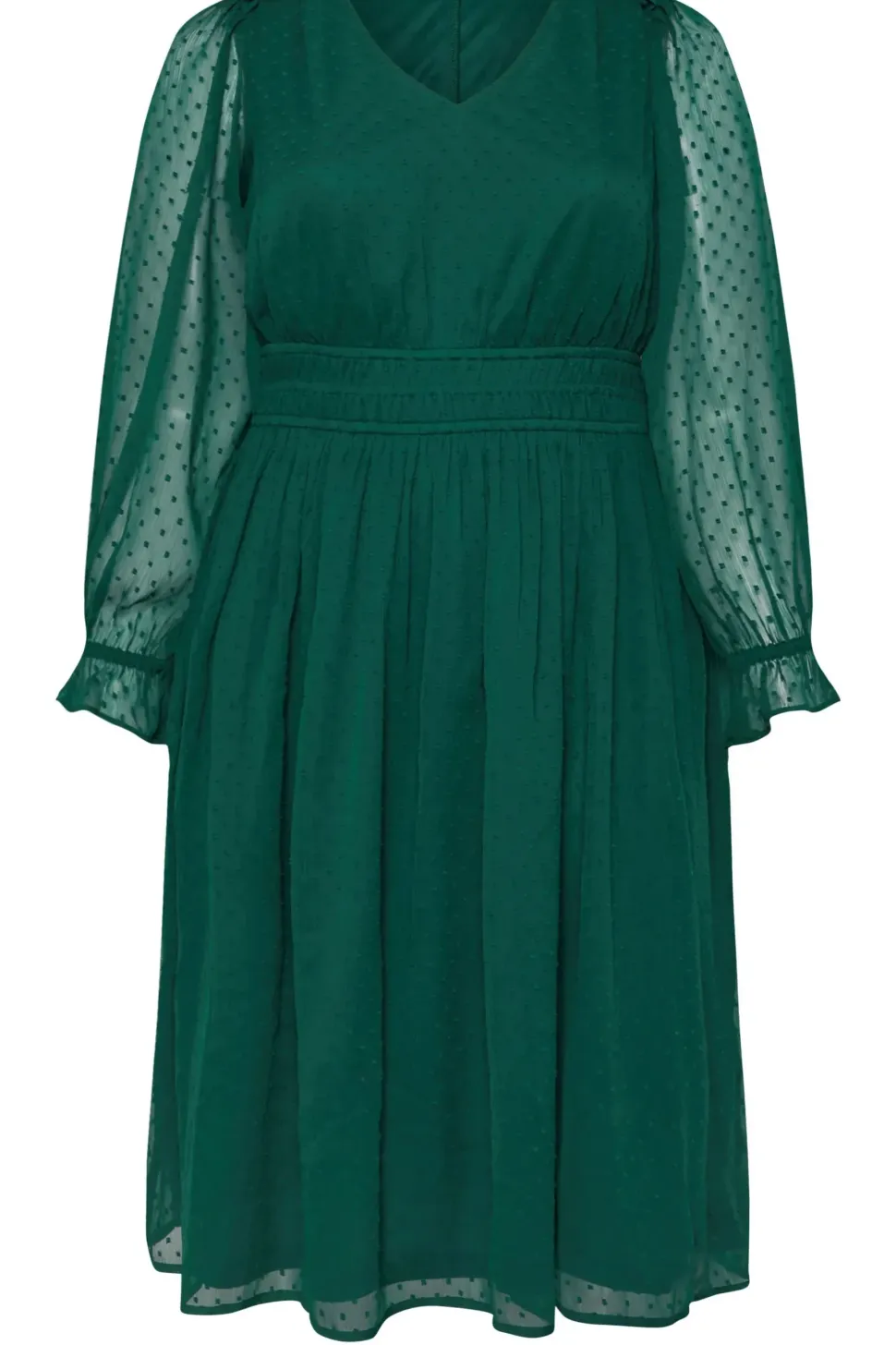 Dobby Midi Dress