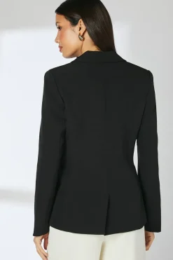 Dogtooth Tweed Blazer