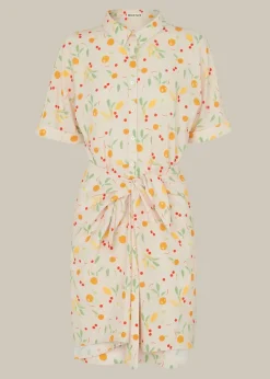 Dolly Fruit Tie Front Dress-Printed