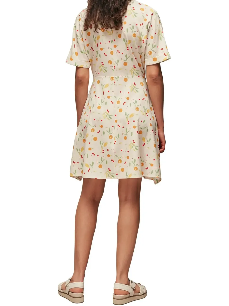 Dolly Fruit Tie Front Dress-Printed
