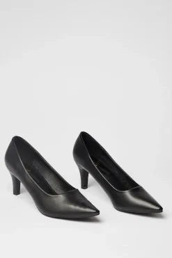 Dora Kitten Heel Court Shoes