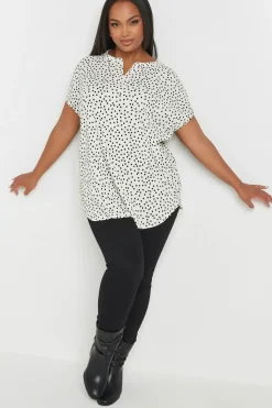 Dot Print Blouse