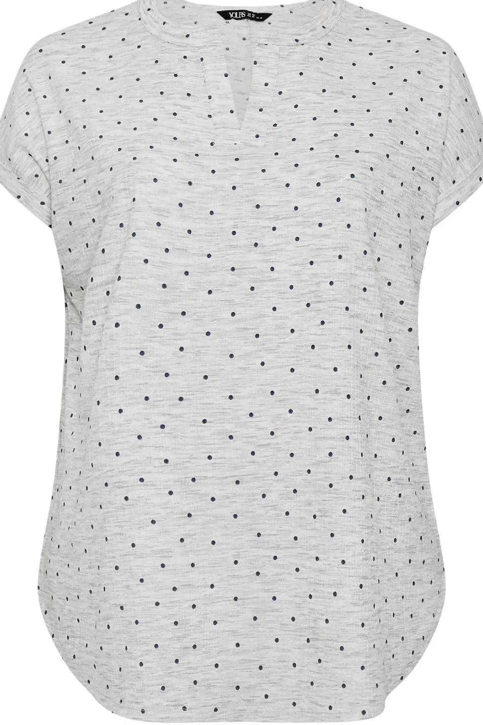 Dot Print Textured Top