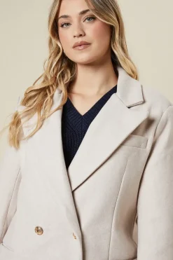 Double Breasted Collared Coat