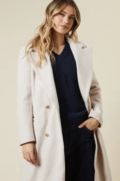 Double Breasted Collared Coat