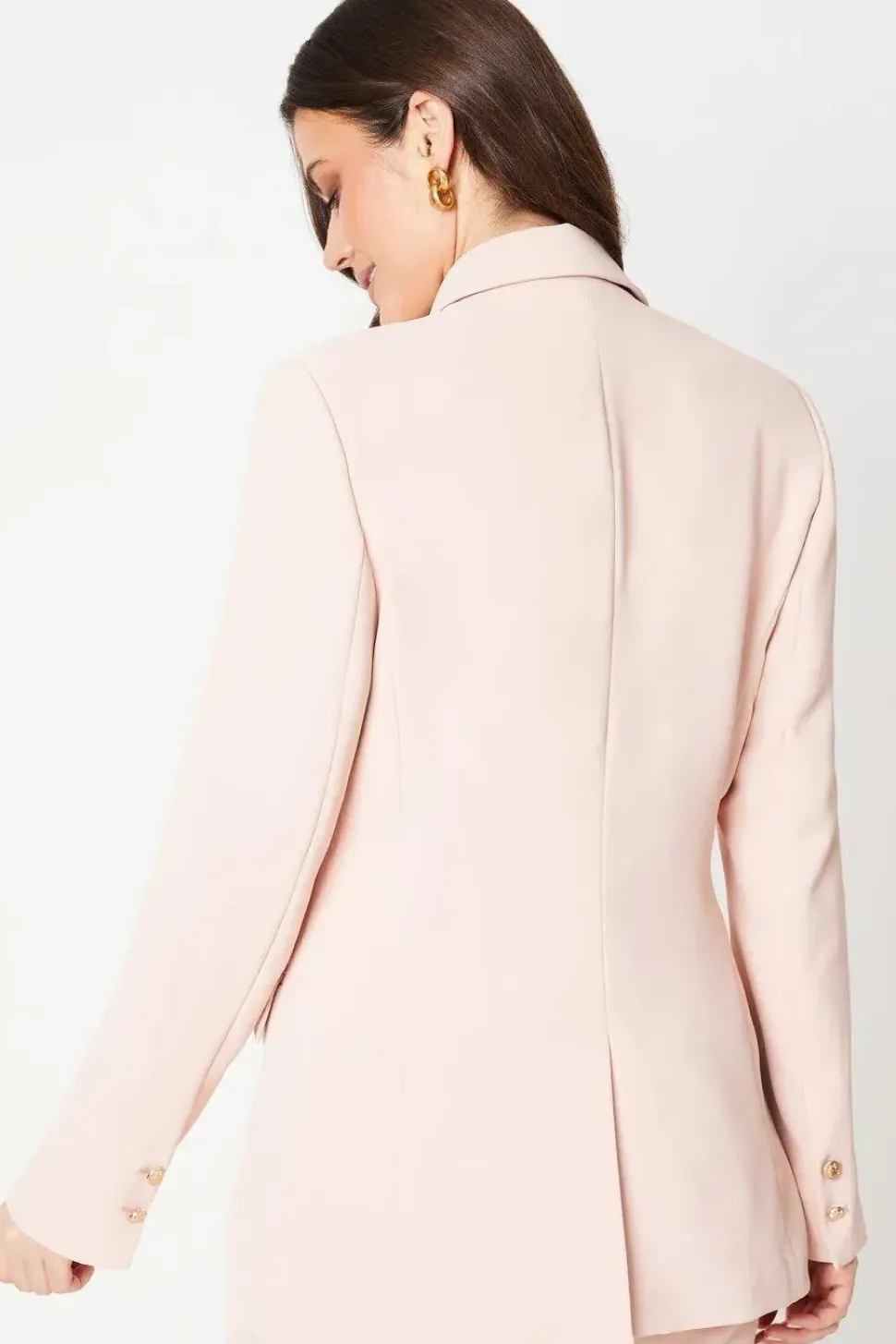 Double Breasted Military Blazer