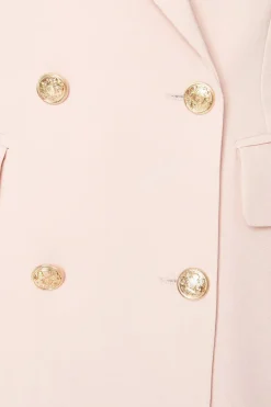 Double Breasted Military Blazer