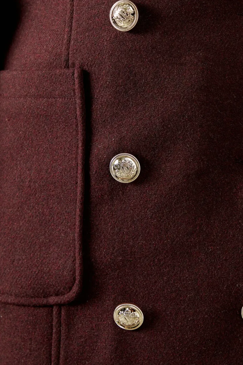 Double Breasted Military Coat