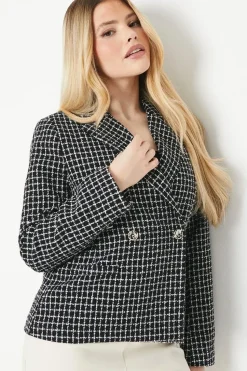 Double Breasted Short Blazer