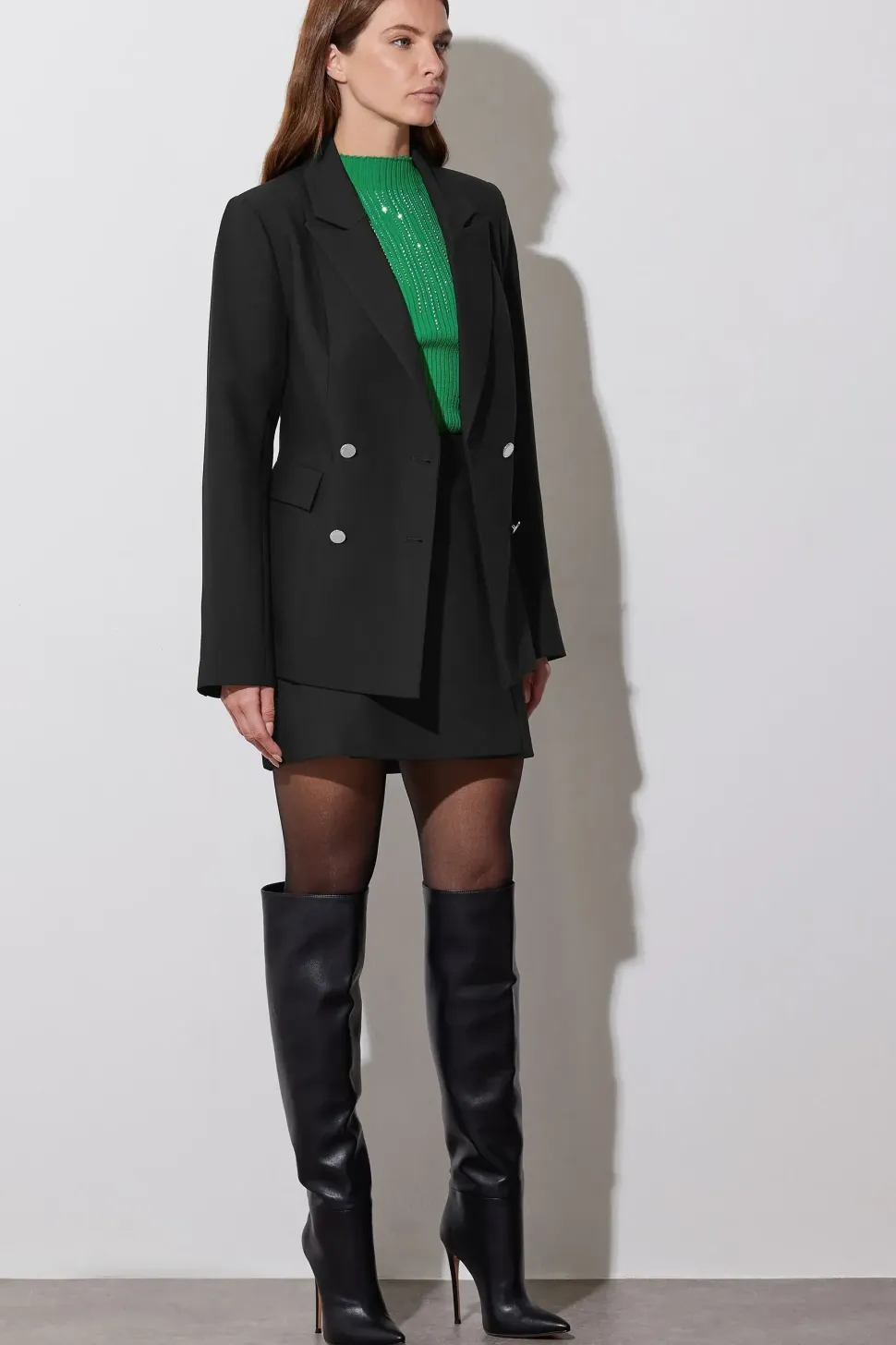 Double Breasted Tailored Blazer