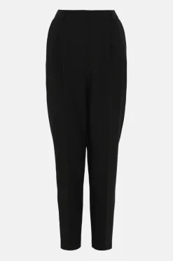 Double Crepe Pleat Peg Trouser