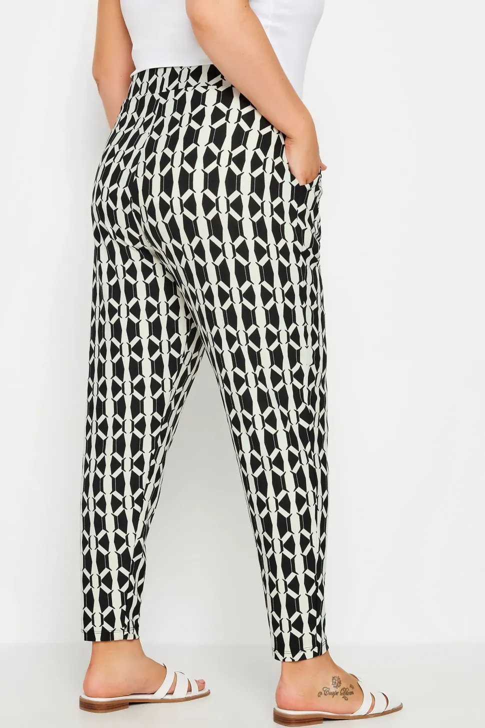 Double Pleat Harem Trousers