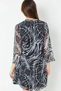 Double Tie Shift Dress
