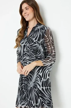 Double Tie Shift Dress