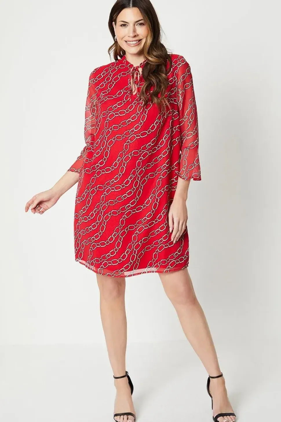 Double Tie Shift Dress