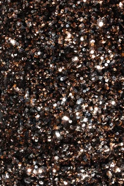 Dp Luxe Bronze Multi Sequin Mini Dress