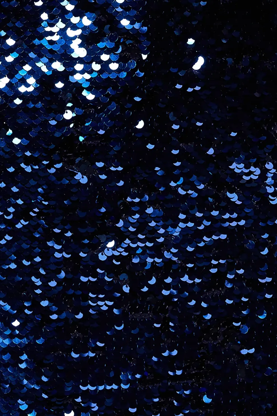Dp Luxe Cobalt Sequin Mini Skirt