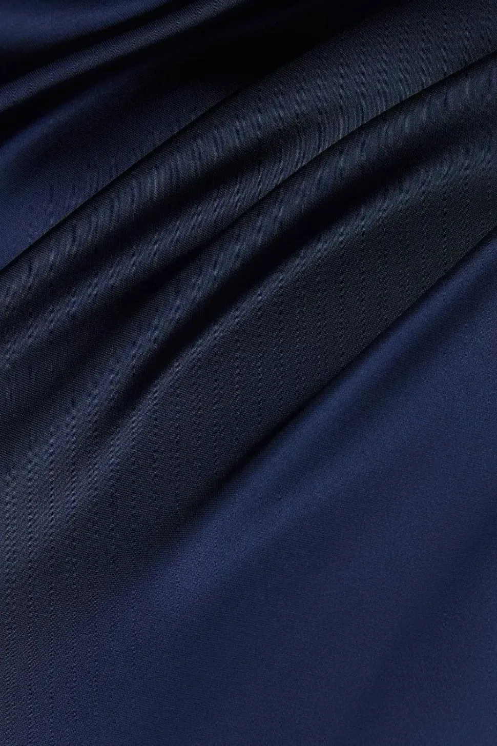 Drape Neck Satin Jumpsuit