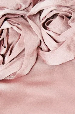Drape Satin Wrap Skirt