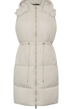 Drawcord Panelled Gilet