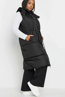 Drawcord Panelled Gilet