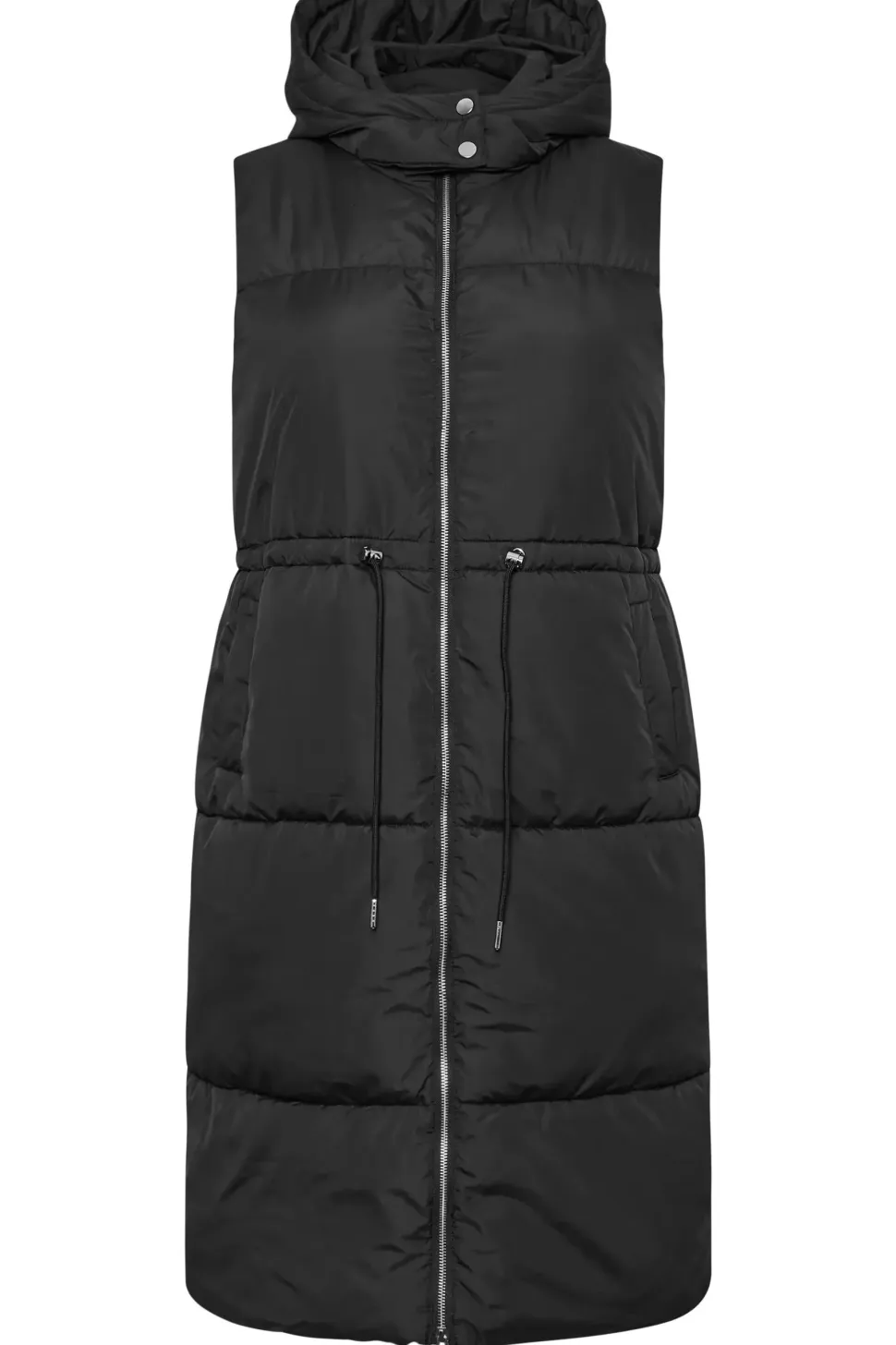 Drawcord Panelled Gilet