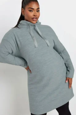 Drawstring Hoodie Dress