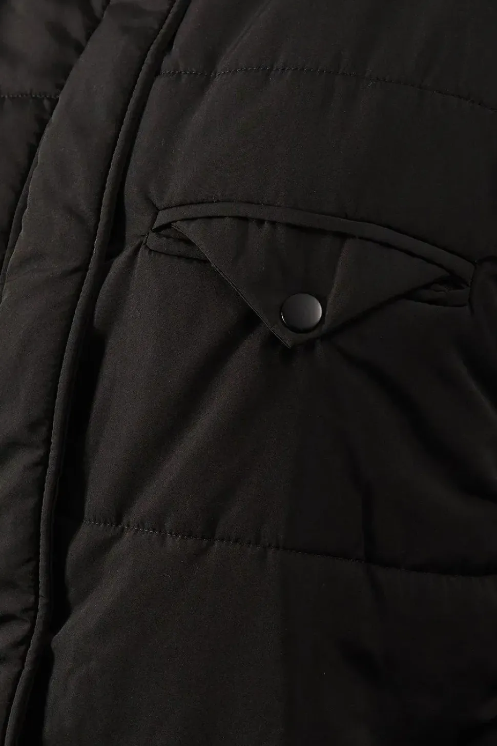 Drop Shoulder Padded Gilet