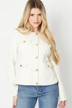 Edge To Edge Textured Jacket