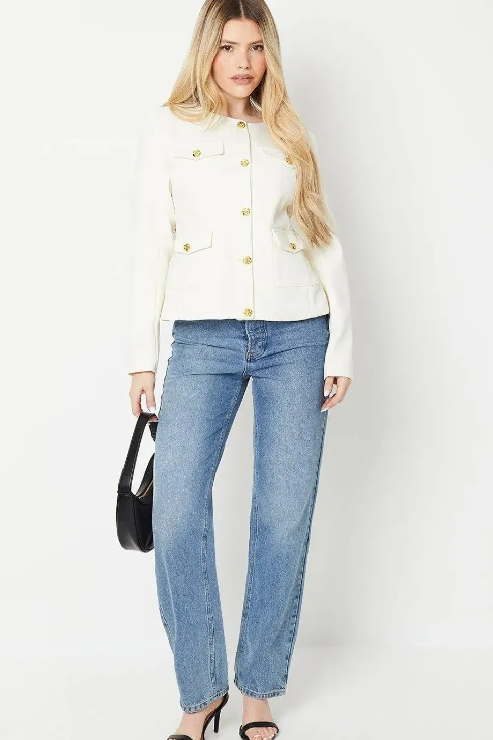 Edge To Edge Textured Jacket