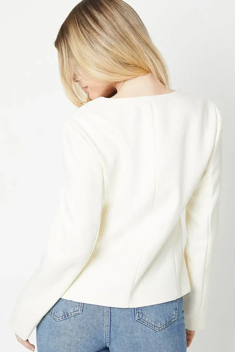 Edge To Edge Textured Jacket