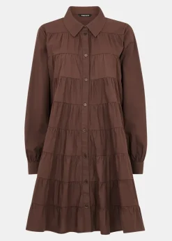 Edie Tiered Trapeze Mini Dress-