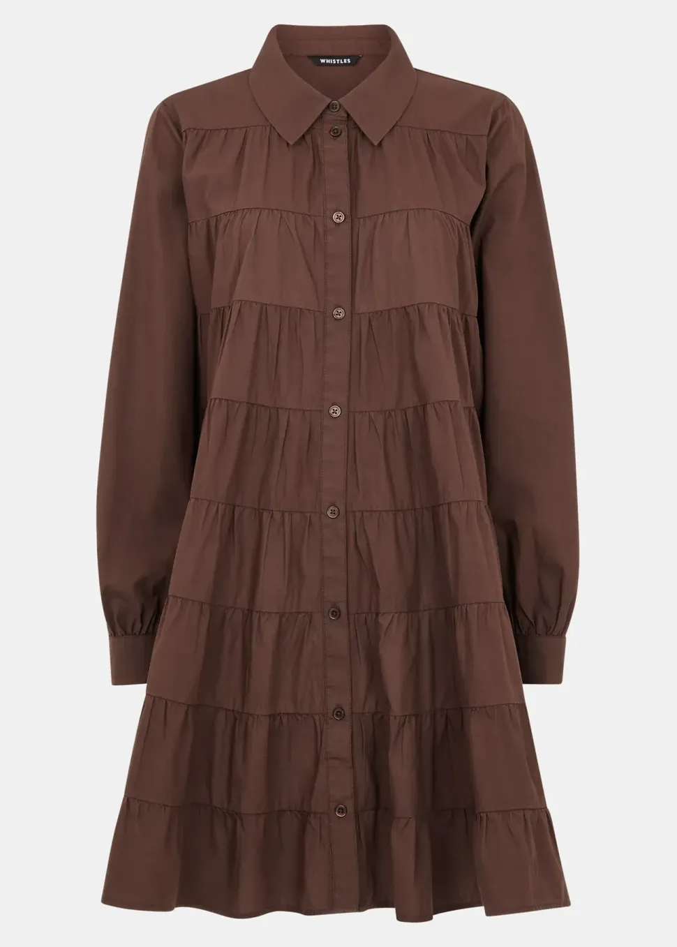 Edie Tiered Trapeze Mini Dress-