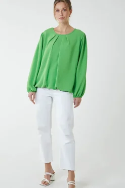 Elasticated Blouson Hem Blouse